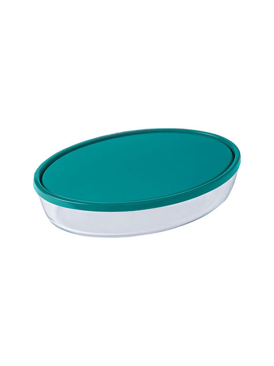 Pyrex Δοχείο Φαγητού Γυάλινο Πράσινο 3lt