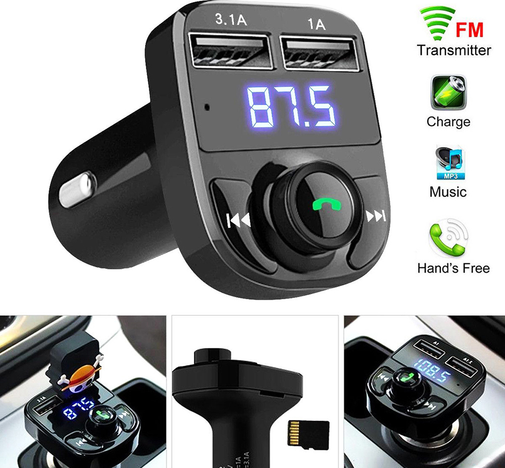 FM Transmitter Αυτοκινήτου με USB 34.915.0448