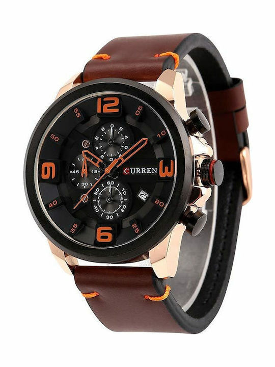 Curren Ανδρικό Ρολόι 48mm Χρονογράφος Μπαταρίας...