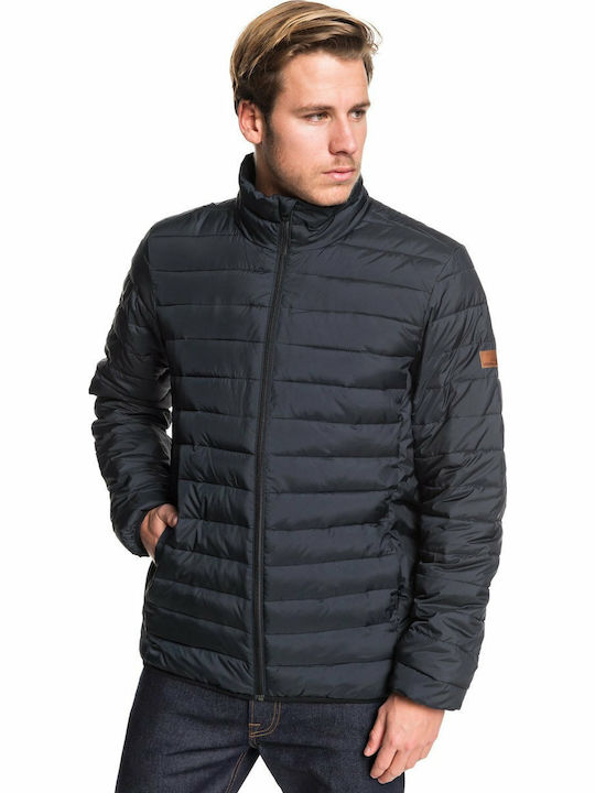 Quiksilver Scaly Men's Winter Puffer Jacket Black