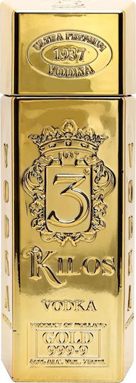 3 Kilos Водка Gold 999.9 Ultra Premium 40% 1000мл