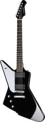 Harley Benton Extreme-76 Electric Guitar For Left-Handers Explorer Black Harley Benton Extreme-76 Electric Guitar For Left-Handers Explorer Black