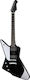 Harley Benton Extreme-76 Electric Guitar for Left-handed Explorer with HH Pickup Configuration Black