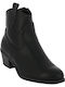 IQ Shoes 18.105.YB506 Women's Cowboy Boots with Medium Heel Black