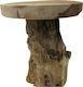 Stool For Living Room Wooden Brown 26x26x31cm