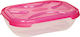 Cyclops Fresco Lunchbox Kunststoff Pink Geeignet für die Mikrowelle 1200ml 1Stück