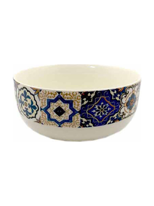Homestyle Patchwork Μπωλ Σερβιρίσματος Στρογγυλό από Πορσελάνη Μπλε με Διάμετρο 14.5εκ. 6τμχ
