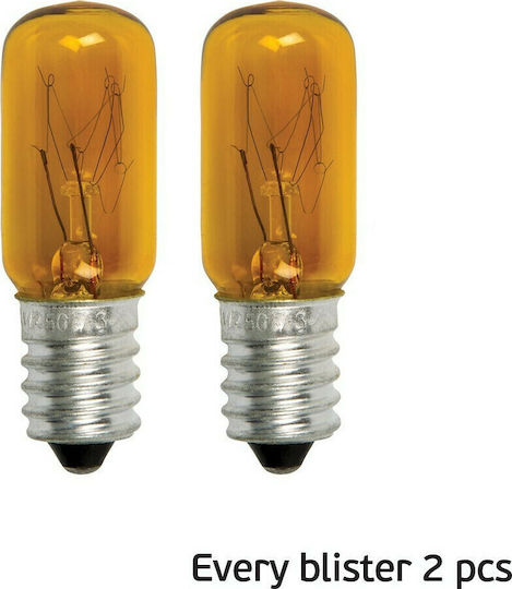 VK Lighting Λαμπάκι Νυκτός 2τμχ 3W για Ντουί E14 2τμχ