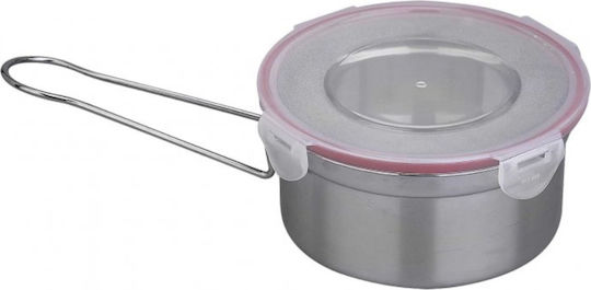 Venus Δοχείο Φαγητού Inox Ασημί 12x12cm