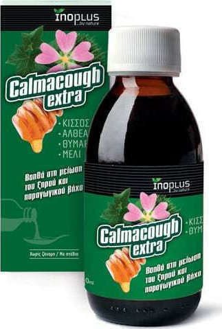 Ino Plus Calmavix Extra Syrop Syrup for Dry and Productive Cough Honey & Thyme 150ml 150gr