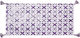 Palamaiki Πατάκι Μπάνιου Βαμβακερό Tile Lilac 60x130εκ.