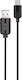 iXchange TU03 USB 2.0 Cable USB-C male - USB-A Black 1m