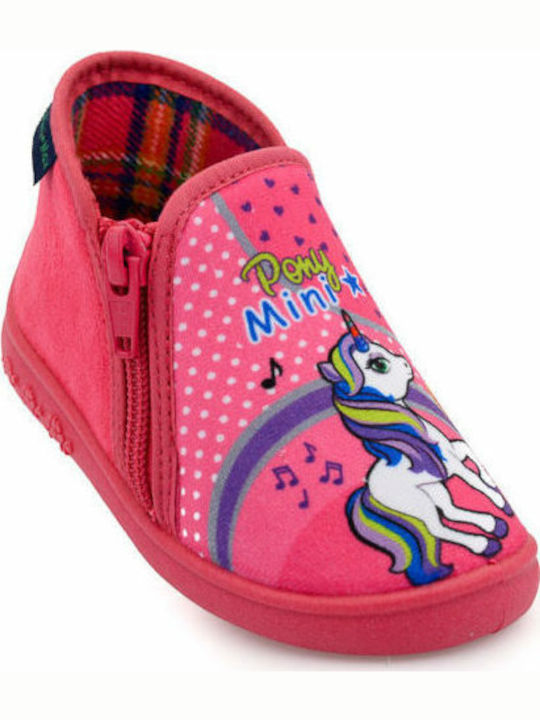 Mini Max Anatomic Kids Slipper Ankle Boot Fuchsia G-Pony 2