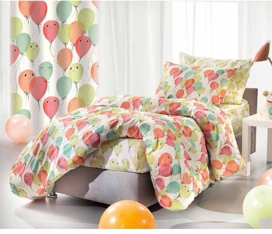 Guy Laroche Party Kinderbettbezug Einzel Baumwolle Mehrfarbig 163x225cm