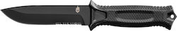 Gerber Strongarm Serrated Knife Survival Black with Blade made of Steel in Sheath