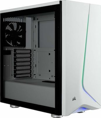 Carbide Spec-06 RGB Tempered Glass Gaming Midi-Turm Computergehäuse Weiß
