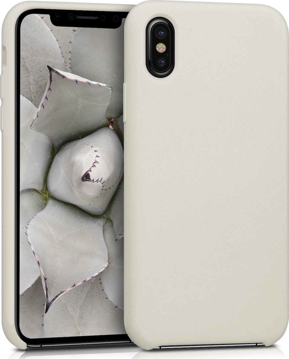 KWmobile Back Cover Σιλικόνης Μπεζ (iPhone X / Xs) Skroutz.gr