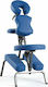 Sissel Stuhl Massage und Physiotherapie Blau aus Metall 115x48cm.