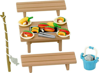 Epoch Toys Miniature Toy Family Barbecue Set Sylvanian Families for 3+ Years 7.7cm.