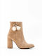 New Matic 509 Suede Women's Ankle Boots Beige