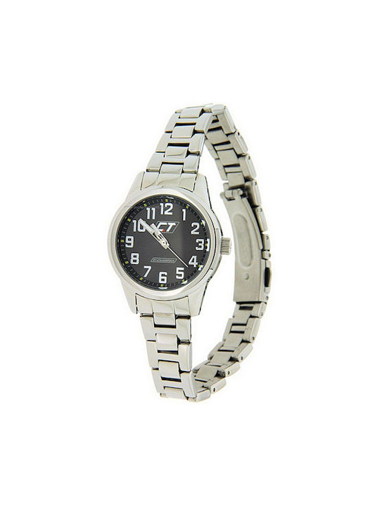 Chronotech Uhr mit Silber Metallarmband CC7041L...