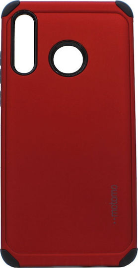 Motomo Tough Armor Back Cover Plastic Roșu (Huawei P30 Lite)