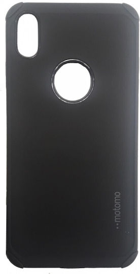 Motomo Tough Armor Umschlag Rückseite Kunststoff Schwarz (iPhone XS Max)