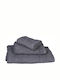 Le Blanc 3pc Bath Towel Set Πεννιέ Grey Weight 500gr/m²