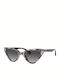 Emporio Armani Women's Sunglasses with Gray Tartaruga Plastic Frame and Black Lens EA4136 57968G