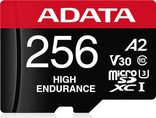 Adata High Endurance microSDXC 256GB U3 V30 A2 UHS-I 100MB/s
