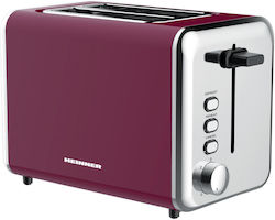 Heinner Φρυγανιέρα 2 Θέσεων 850W Μωβ