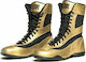 Leone Legend CL101 Παπούτσια Πυγμαχίας Ενηλίκων Χρυσά