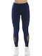 Bodymove Women's Long Training Legging High Waisted Navy Blue -1