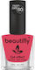 Beautifly Glossy Βερνίκι Νυχιών Μακράς Διαρκείας Quick Dry 350 Peach Coral 20ml