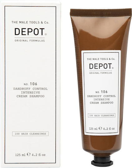 Depot No.106 Dandruff Control Σαμπουάν κατά της Πιτυρίδας για Όλους τους Τύπους Μαλλιών 125ml