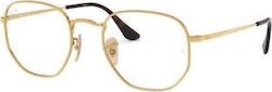 Ray Ban Μεταλλικός Σκελετός Γυαλιών σε Χρυσό Χρώμα RB6448 2500 Ray Ban Μεταλλικός Σκελετός Γυαλιών σε Χρυσό Χρώμα RB6448 2500