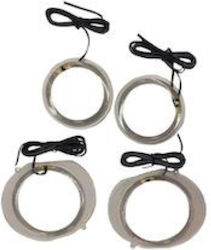 Carner Car Headlight Angel Eyes Rings 12V Daihatsu Delta Blue Color 4pcs