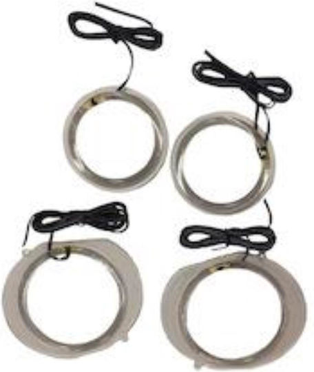 Carner Car Headlight Angel Eyes Rings 12V Daihatsu Delta Blue Color 4pcs