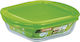 Pyrex Microwave Glass Lunch Box Cook & Store Green 2300ml
