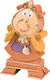 Bullyland Miniature Toy Clock Cogsworth 7cm. (Various Designs/Assortments of Designs) 1pc