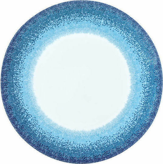 Ιωνία Apeiron Πιατέλα Σερβιρίσματος Κεραμική Blue με Διάμετρο 27εκ.