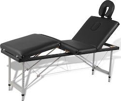 vidaXL Κρεβάτι Μασάζ Μαύρο 186x68εκ. vidaXL Κρεβάτι Μασάζ Μαύρο 186x68εκ.