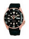 Seiko 5 Sports Watch Automatic with Black Rubber Strap