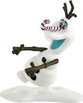 Bullyland Miniature Toy Olaf with Candy Cane Frozen 10cm. (Various Designs/Assortments of Designs) 1pc