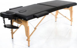 Rest Pro Classic 2 Bed Μασάζ Black 192x70εκ.