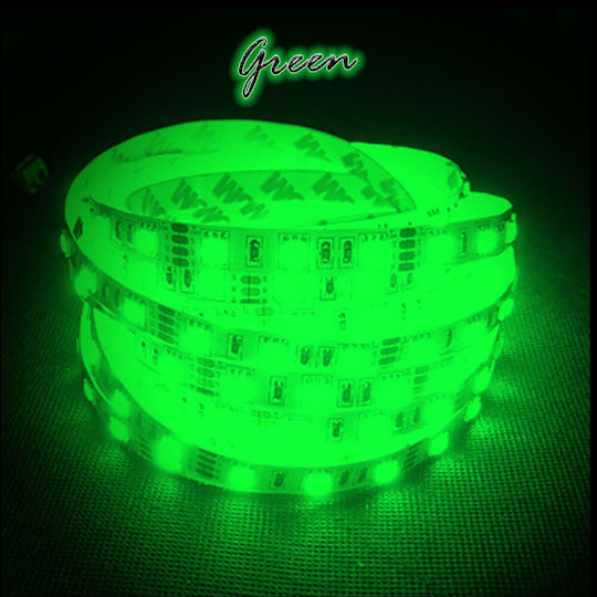 Atman Αδιάβροχη Ταινία LED 12V Πράσινο Φως 1m Τύπου SMD5050