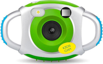 Creative Kids Camera Compact Φωτογραφική Μηχανή 5MP με Οθόνη 1.77" και Ανάλυση Video Full HD (1080p) Ασημί / Πράσινη