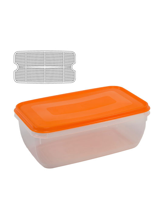 Cyclops Lunch Box Plastic Πορτοκαλί 5500ml 1pcs