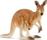 Schleich-S Παιχνίδι Μινιατούρα Wild Life Kangaroo για 3+ Ετών