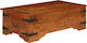 Rectangular Solid Wood Coffee Table Cherry L110xW55xH35cm